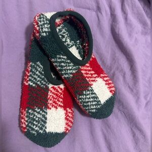 Cozy Plaid Slipper Socks